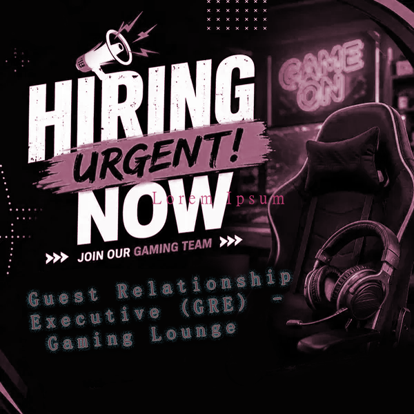 Guest Relationship Executive (GRE) – Gaming Lounge