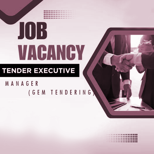 Tender Executive - Manager (GEM Tendering)
